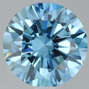 2.09 Carat Round Fancy Vivid Blue VVS2 Lab Diamond