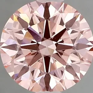 1.02 Carat Fancy Vivid Pink VS1 ROUND Lab Diamond