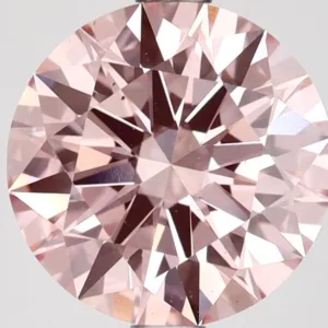 2.54 Carat Round Fancy Intense Pink VS2 Lab Diamond