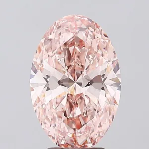 4.26 Carat Oval Fancy Intense Pink VS1 Lab Diamond