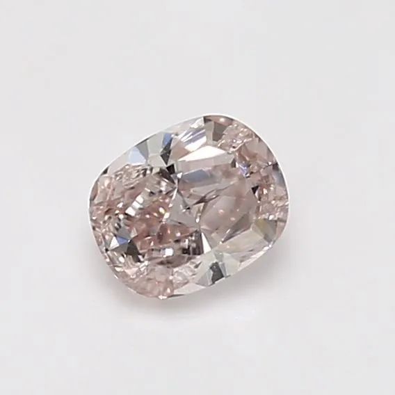 0.66 Carat Cushion Brilliant Fancy Light Pink VS1 Natural Diamond