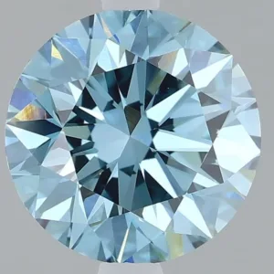 2.18 Carat Round Fancy Vivid Blue VS1 Lab Diamond