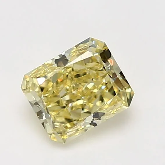 1.18 Carat Radiant Fancy Intense Yellow VVS2 Natural Diamond