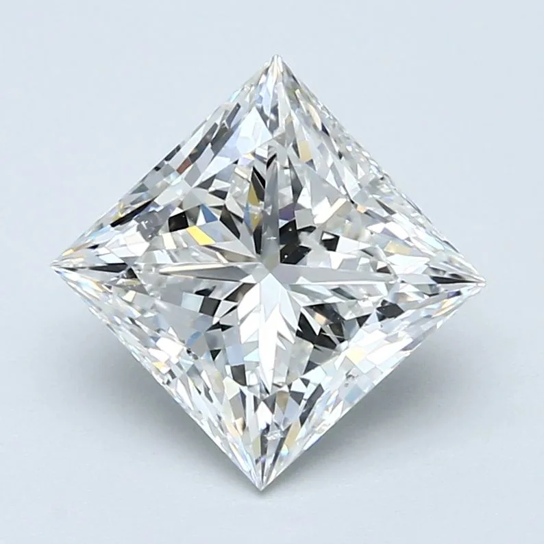3.02 Carat G SI2 PRINCESS Diamond