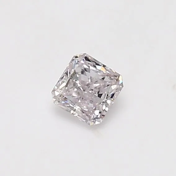 0.31 Carat Radiant Light Pink VS2 Natural Diamond