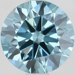 1.34 Carat Fancy Vivid Blue VS1 ROUND Lab Diamond