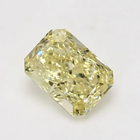 1.01 Carat Radiant Fancy Yellow SI2 Natural Diamond