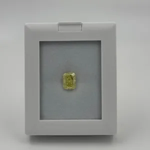 5.01 Carat Radiant Fancy Yellow VS2 Natural Diamond