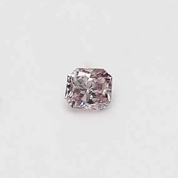 0.11 Carat Radiant Fancy Pink Natural Diamond