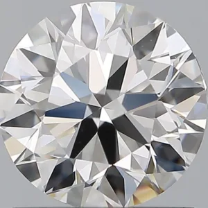 0.9 Carat Round D VVS2 Natural Diamond