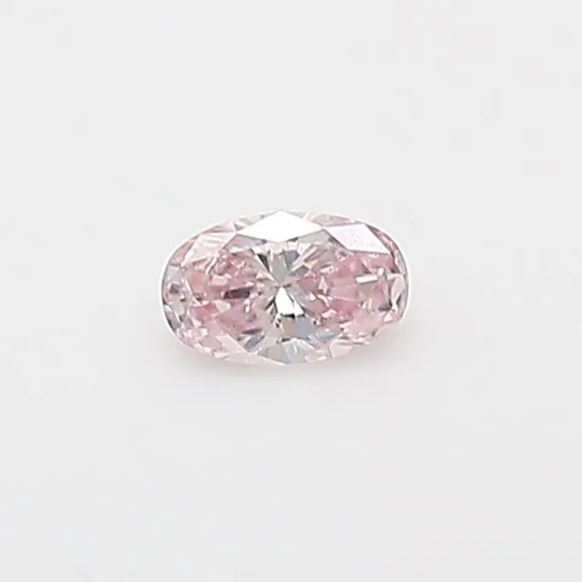 0.09 Carat Oval Fancy Pink Natural Diamond
