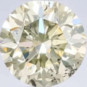 0.51 Carat Round Fancy Light Brown Natural Diamond