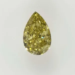 1.01 Carat Pear Fancy Deep Yellow VVS2 Natural Diamond