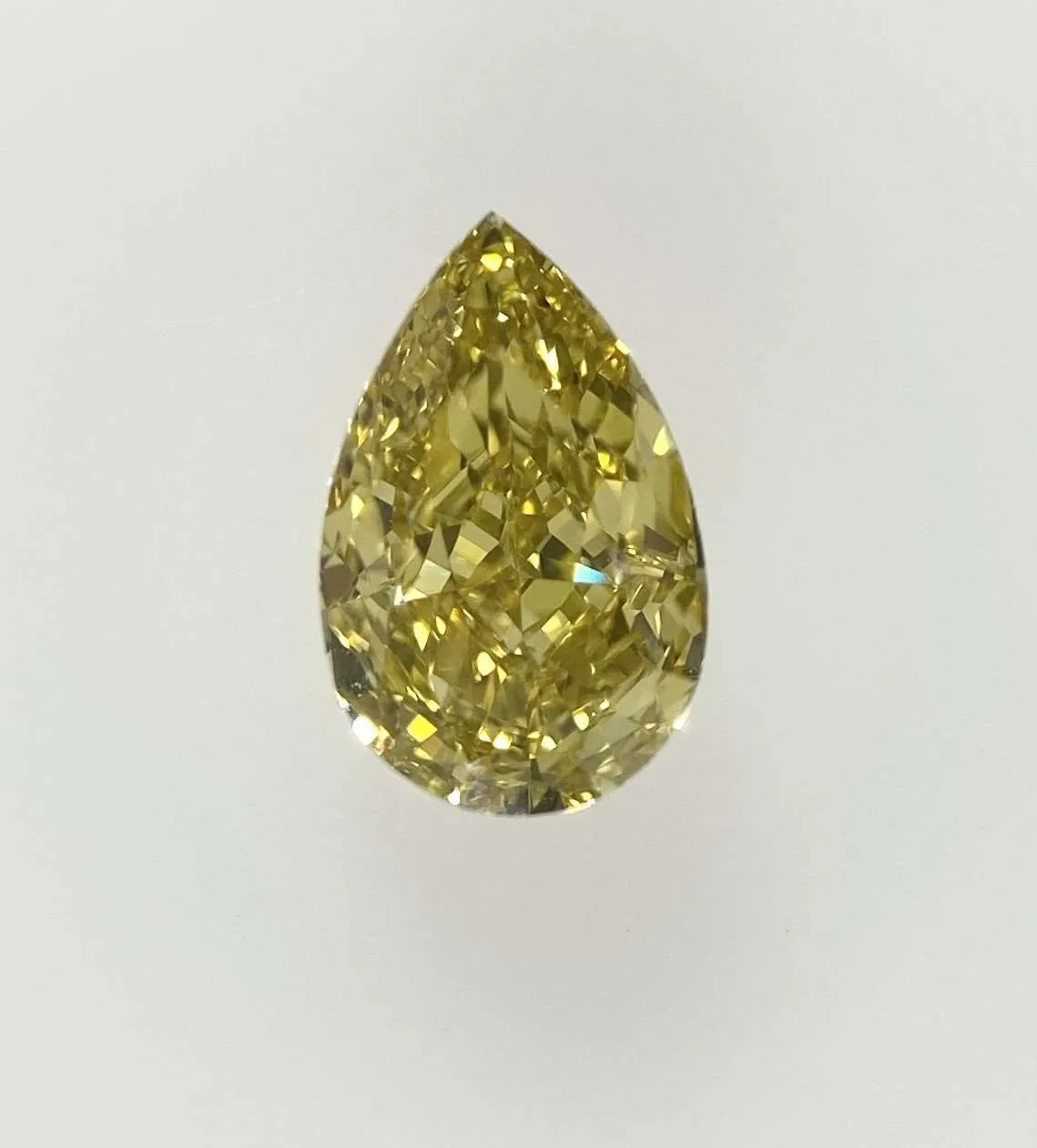 1.01 Carat Pear Fancy Deep Yellow VVS2 Natural Diamond 1 1.01 Carat Pear Fancy Deep Yellow VVS2 Natural Diamond