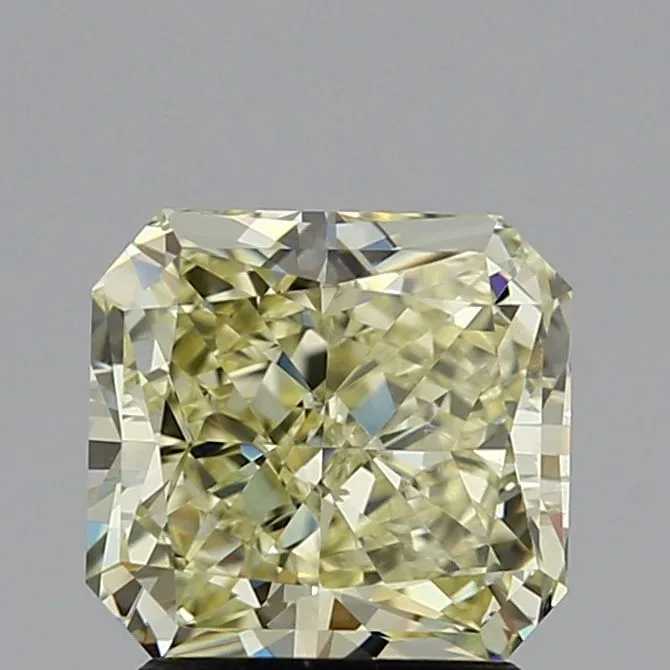 2.04 Carat Radiant Fancy Yellow VS1 Natural Diamond