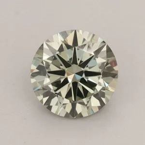 0.76 Carat Round Fancy Vivid Green VS1 Lab Diamond