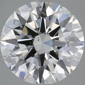 2.03 Carat Round H SI1 Natural Diamond