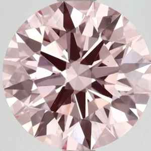 2.89 Carat Round Fancy Vivid Pink VS1 Lab Diamond