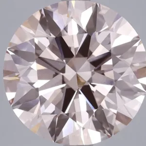 3.99 Carat Round Fancy Intense Pink VS1 Lab Diamond