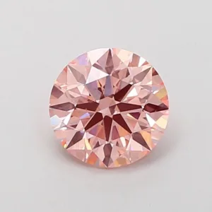 1.15 Carat Round Fancy Vivid Pink VS1 Lab Diamond
