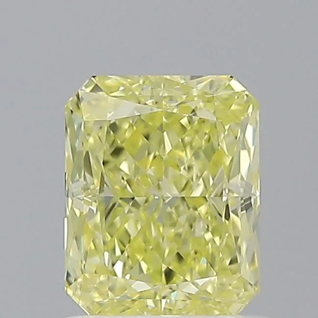 1.01 Carat Radiant Fancy Yellow VS1 Natural Diamond