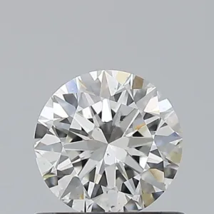 0.6 Carat Round G SI1 Natural Diamond