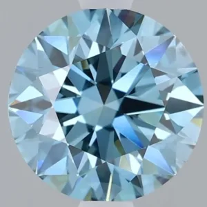 1.43 Carat Round Fancy Vivid Blue VS2 Lab Diamond