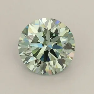 0.79 Carat Round Fancy Vivid Green VS1 Lab Diamond