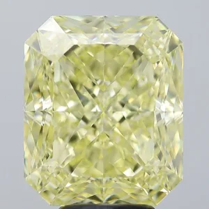 6.54 Carat Radiant Fancy Yellow VVS1 Natural Diamond