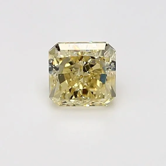 0.57 Carat Radiant Fancy Light Yellow VS1 Natural Diamond