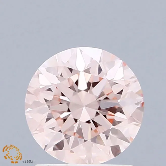 1.41 Carat Fancy Intense Pink VVS2 ROUND Lab Diamond