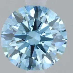 1.58 Carat Round Fancy Vivid Blue VS1 Lab Diamond