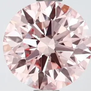 1.32 Carat Round Fancy Vivid Pink VS1 Lab Diamond