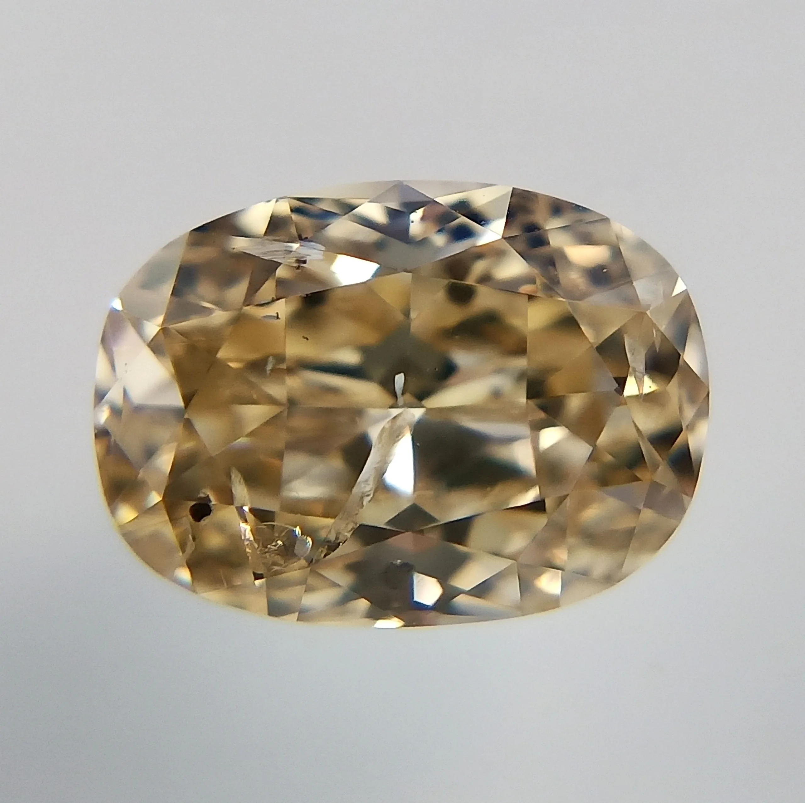 1.01 Carat Oval Fancy Brown Natural Diamond