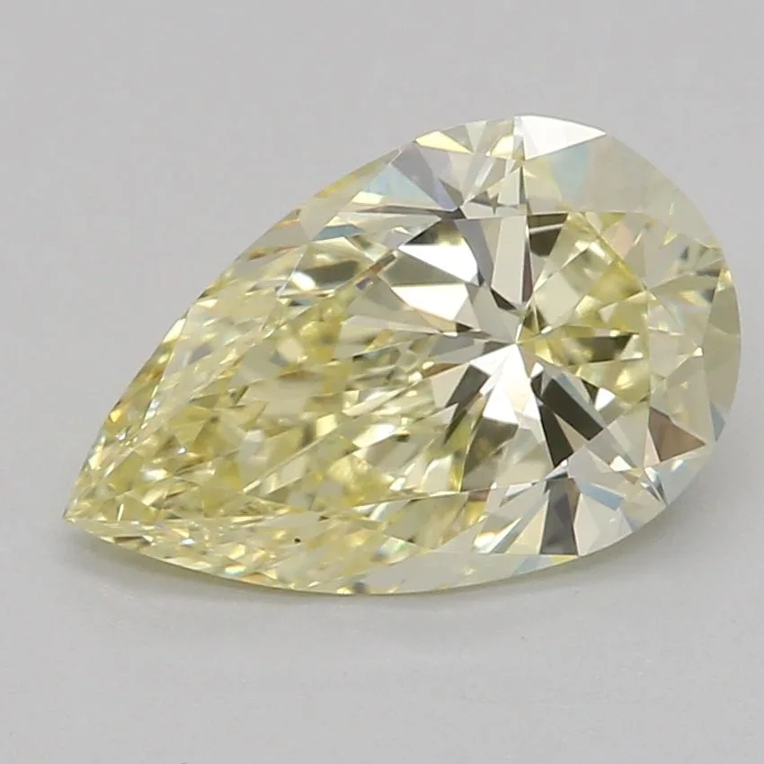 1.04 Carat Fancy Yellow VS1 PEAR Lab Diamond