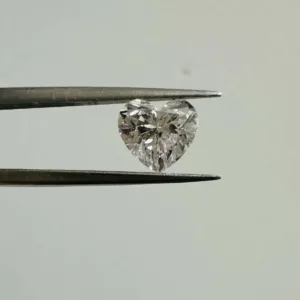 0.9 Carat Heart Faint Pink SI1 Natural Diamond