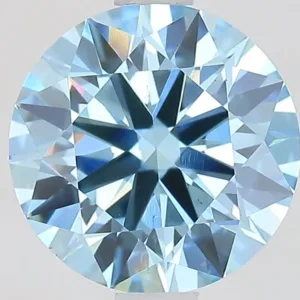 1.93 Carat Fancy Vivid Blue VS2 ROUND Lab Diamond