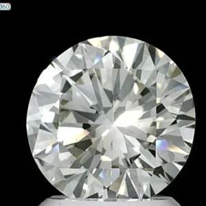 2.07 Carat Round L VVS2 Natural Diamond