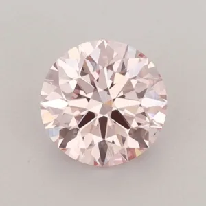 0.92 Carat Round Fancy Intense Pink VS2 Lab Diamond