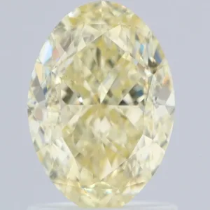 1.5 Carat Oval Fancy Light Yellow VS2 Natural Diamond