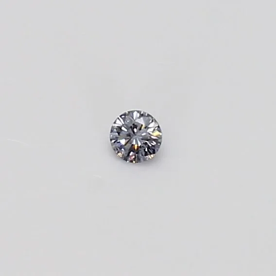 0.03 Carat Round Fancy Gray Violet SI1 Natural Diamond 1 0.03 Carat Round Fancy Gray Violet SI1 Natural Diamond
