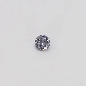 0.03 Carat Round Fancy Gray Violet SI2 Natural Diamond