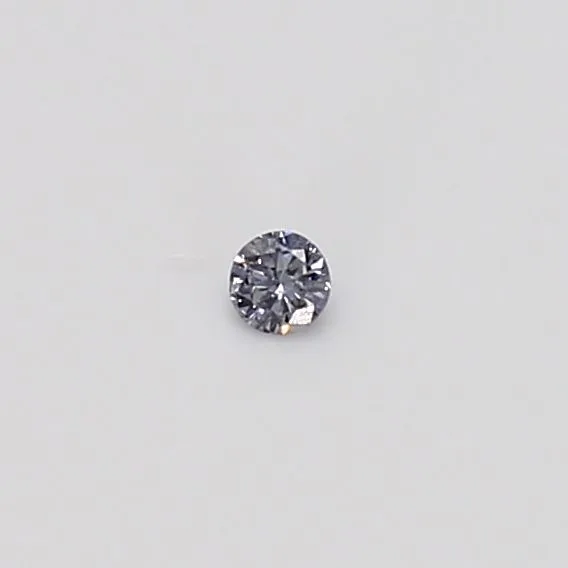 0.03 Carat Round Fancy Gray Violet SI2 Natural Diamond 1 0.03 Carat Round Fancy Gray Violet SI2 Natural Diamond