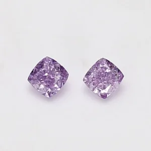 0.11 Carat Cushion Brilliant Fancy Intense Purple VS2 Natural Diamond