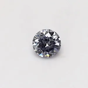 0.21 Carat Round Fancy Violet Gray I2 Natural Diamond
