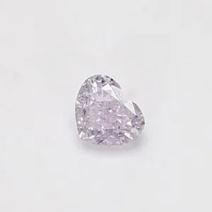 0.24 Carat Heart Light Pink I1 Natural Diamond