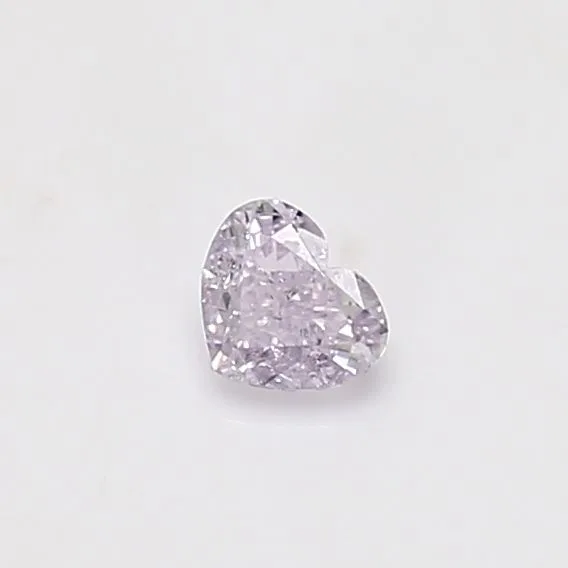 0.24 Carat Heart Light Pink I1 Natural Diamond 1 0.24 Carat Heart Light Pink I1 Natural Diamond