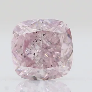 0.26 Carat Cushion Brilliant Fancy Light Pink SI2 Natural Diamond