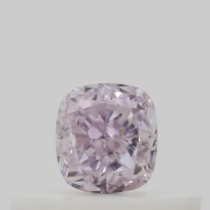 0.26 Carat Cushion Brilliant Fancy Light Pink VS2 Natural Diamond