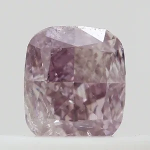 0.27 Carat Cushion Brilliant Fancy Intense Pink I3 Natural Diamond